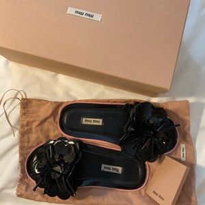 MIU MIU slides worn a few times